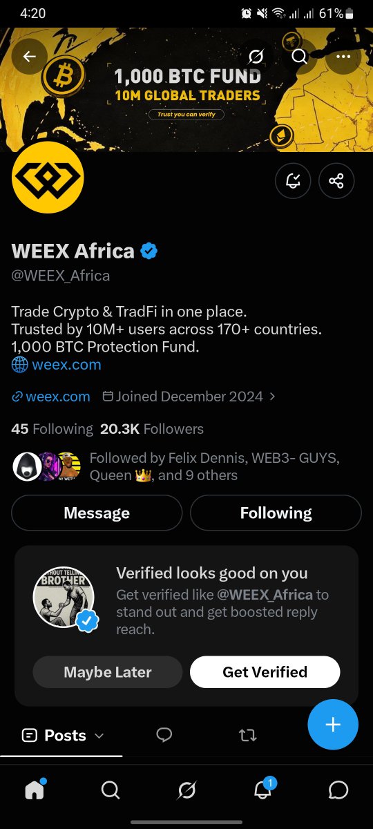 augustineboom's tweet photo. @WEEX_Africa Answer: 30

@Ademolafash @ClampCrypt
@Bekkylance

#WEEXIQTest https://t.co/BS7yuTAMdR