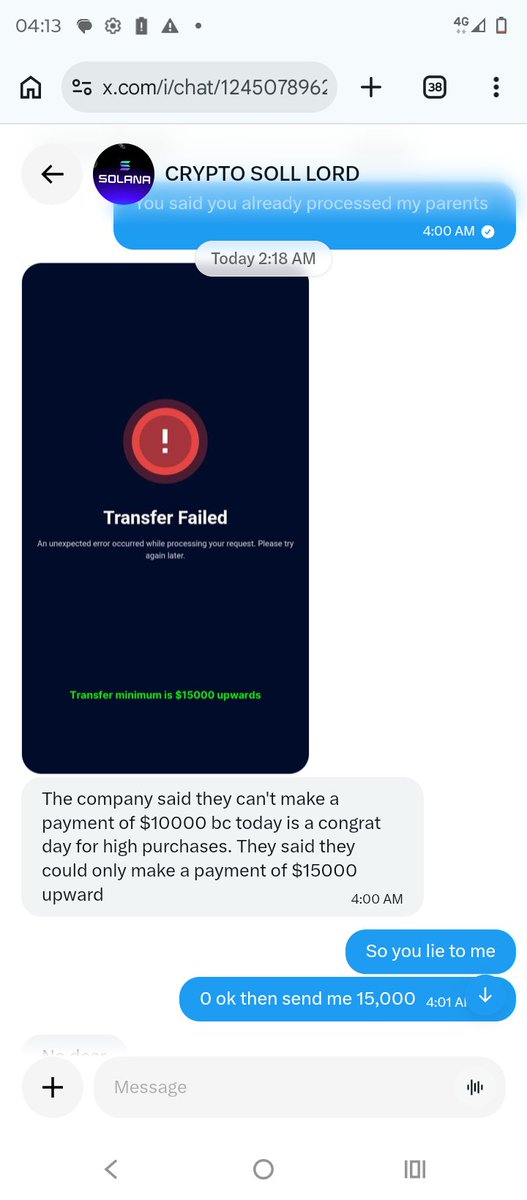Bx6h6's tweet photo. @VikramVerm25510 Hello guys I just wanted to say don't be believing people who I want to give you money because today I was just scammed a guy said he will give me 10,000 enough to that he said you have to pay a gasty of $22 so I sent and the money and after that he said oh I can't se https://t.co/qBU53QY94N