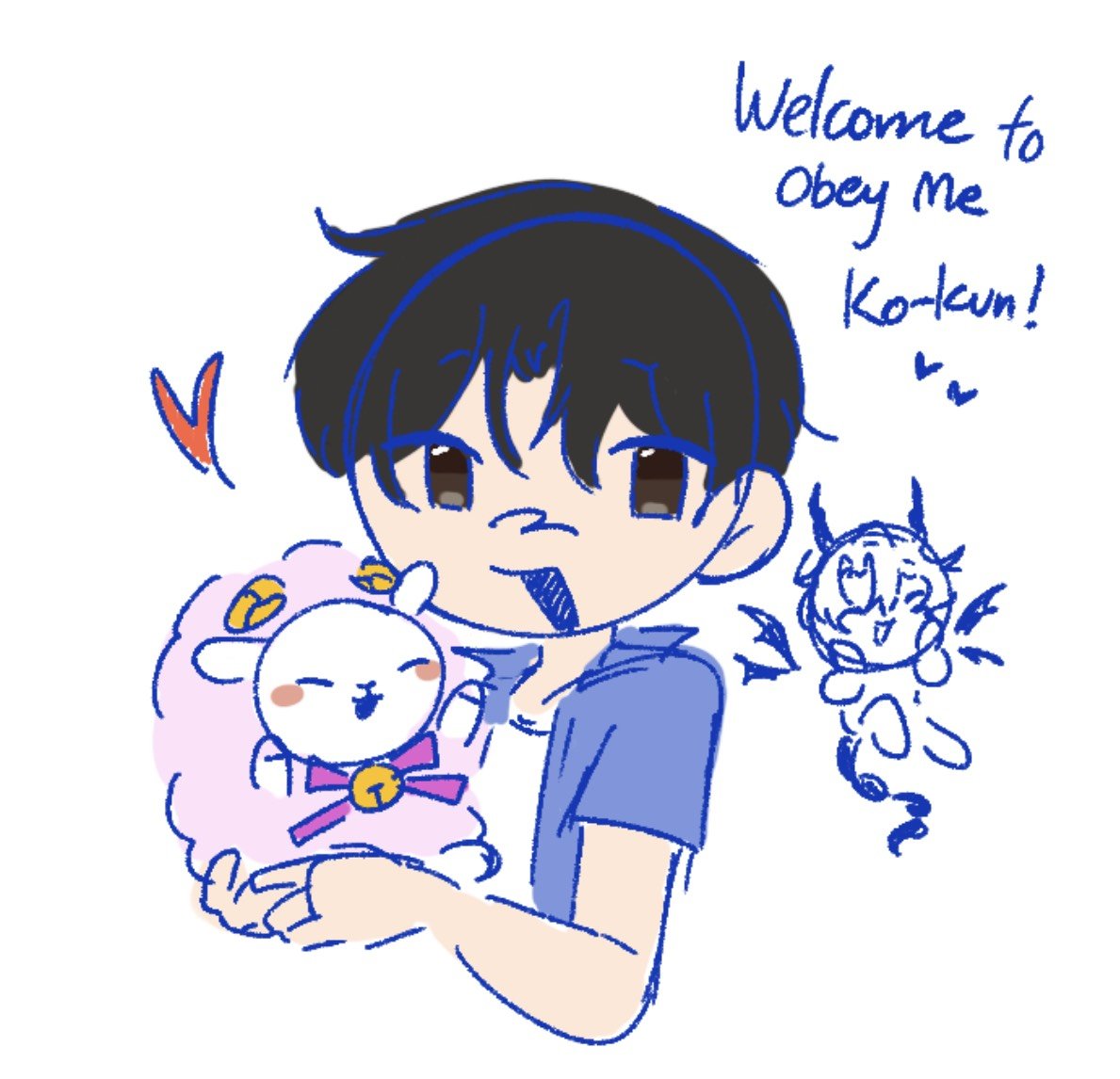 teffiyx's tweet photo. welcome to obey me ! we can't wait to hear more from you, Ko-kun! https://t.co/xkIdIj4IQk