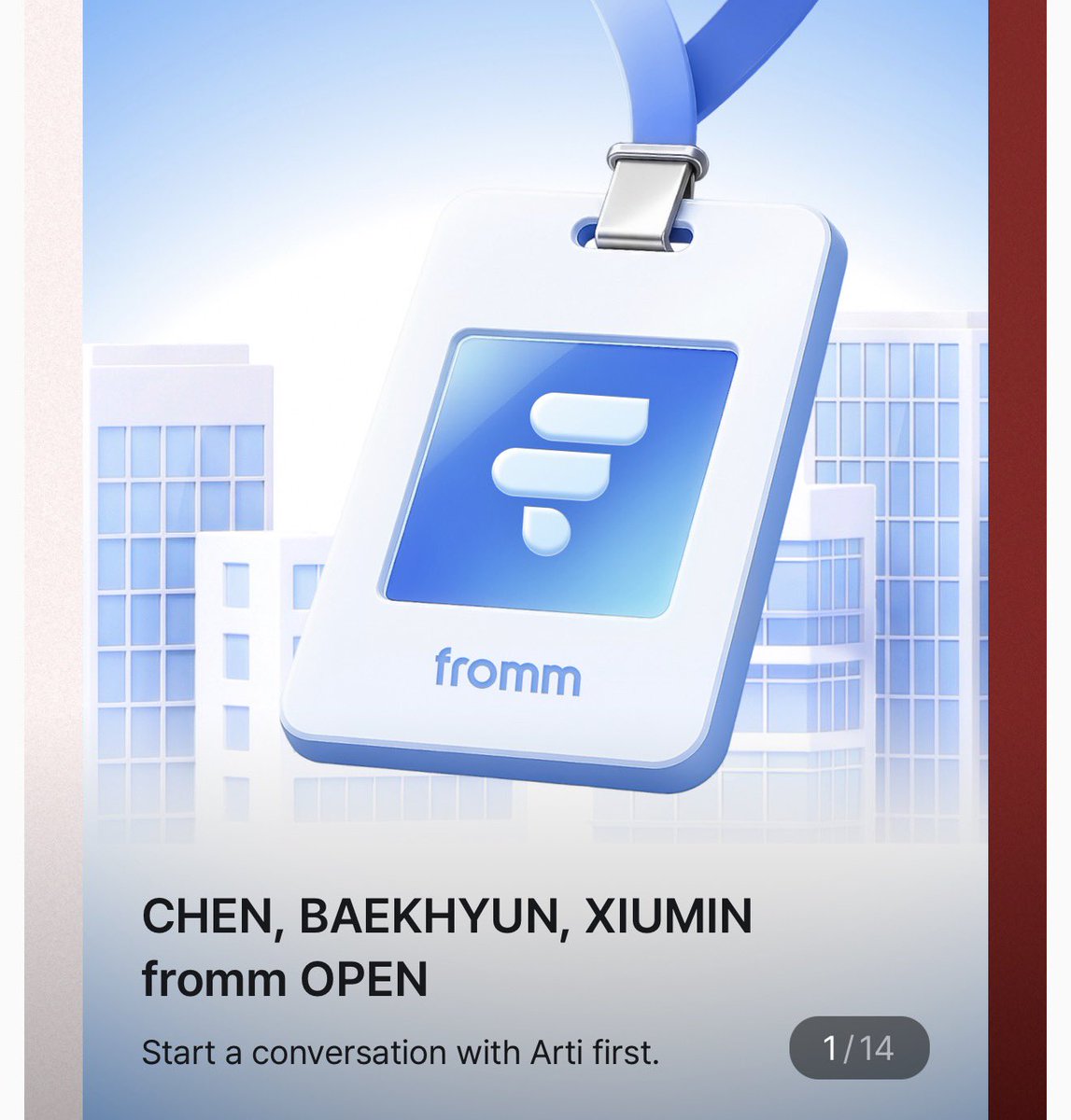 mintboxian's tweet photo. For those who are struggling with the app! 

After you have downloaded the app, Click into STORE > CHAT &amp; look for the displayed banner on the page, click inside and you will find the purchase page for the chats (baekhyun/chen/xiumin) respectively. https://t.co/jj6pcB64Pc