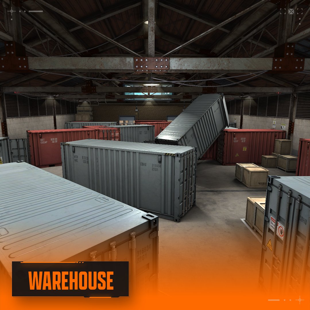 Suddenattack_ZP's tweet photo. ◤￣￣￣￣￣￣￣￣￣￣￣￣￣￣￣￣◥
　   MAP PREVIEW｜ウェアハウス
◣＿＿＿＿＿＿＿＿＿＿＿＿＿＿＿＿◢
激しい銃撃戦が絶えることのない軍需物資の倉庫。
遮蔽物が配置された限られた空間で、前線が瞬く間に変わる、コンパクトでシンプルな戦場。

前線を押し上げるか、味方と連携して迎え撃つか。
一瞬の判断と確かな射撃技術が、チームの勝利を左右する。

戦況を読み、味方とともに勝利を掴め。
#サドンアタックゼロポイント #SAZ #SUDDENATTACK