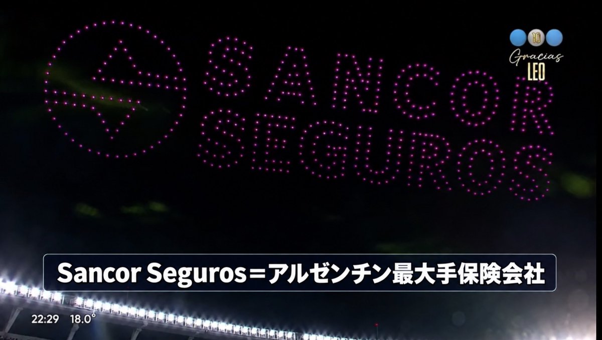 camisa8BRASIL's tweet photo. 🇦🇷メッシさんの引退試合
満員のスタジアム、試合後のセレモニー、心地よいBGM

“あっドローンだ！きっと感動的なメッセージとかが出るに違いない”

→結果🥹 https://t.co/miyo6URVv3