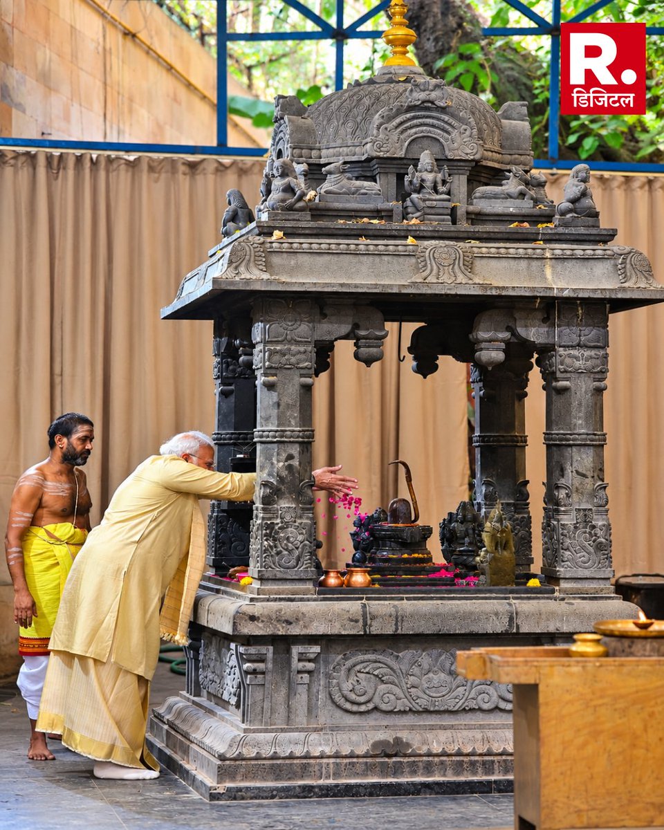 Republic_Bharat's tweet photo. 25 years of PM Modi: श्री विनायक मंदिर में PM Modi ने की पूजा
.
.
.
#25YearsOfPMModi #25YearsOfSeva #SevaSankalp #PMModi #25YearsInPublicLife #Modi25Years #SarojiniNagar #ShriVinayakTemple #PMModiInDelhi #ViksitBharat #25YearsOfGovernance https://t.co/sZcTBgIYlx