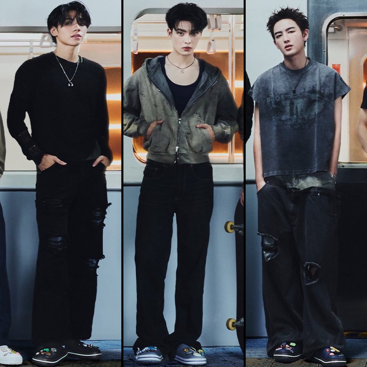 Jxxsxxhkkj's tweet photo. รองเท้าอะไรโคตรคูล Brand ambassador ก็โคตรเท่🖤

#PEEMWASU #KHUNPOL #HEARTchuthiwat 
#BUSxCrocs #BUSbecauseofyouishine https://t.co/9fbngSeyGn