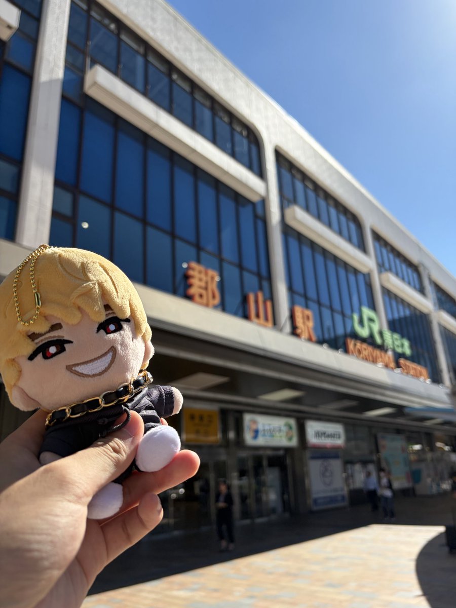 lesuka666's tweet photo. 初めての東北！！
出張だけどジェシー連れてきた🔥

 #SixTONES  #東北新幹線   #郡山駅 https://t.co/GlPuCsTC4x