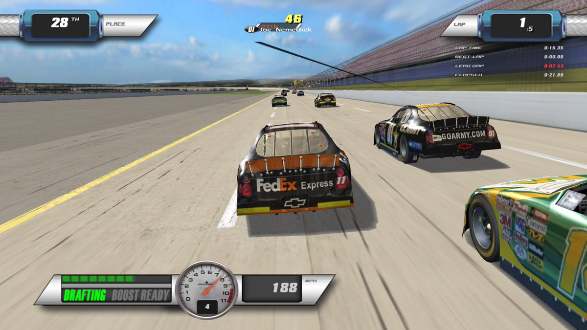 BaguetteDesigns's tweet photo. Didn't think I'd see the EA Sports arcade NASCAR game on PC, but it works just fine now https://t.co/An5YrGTH4w