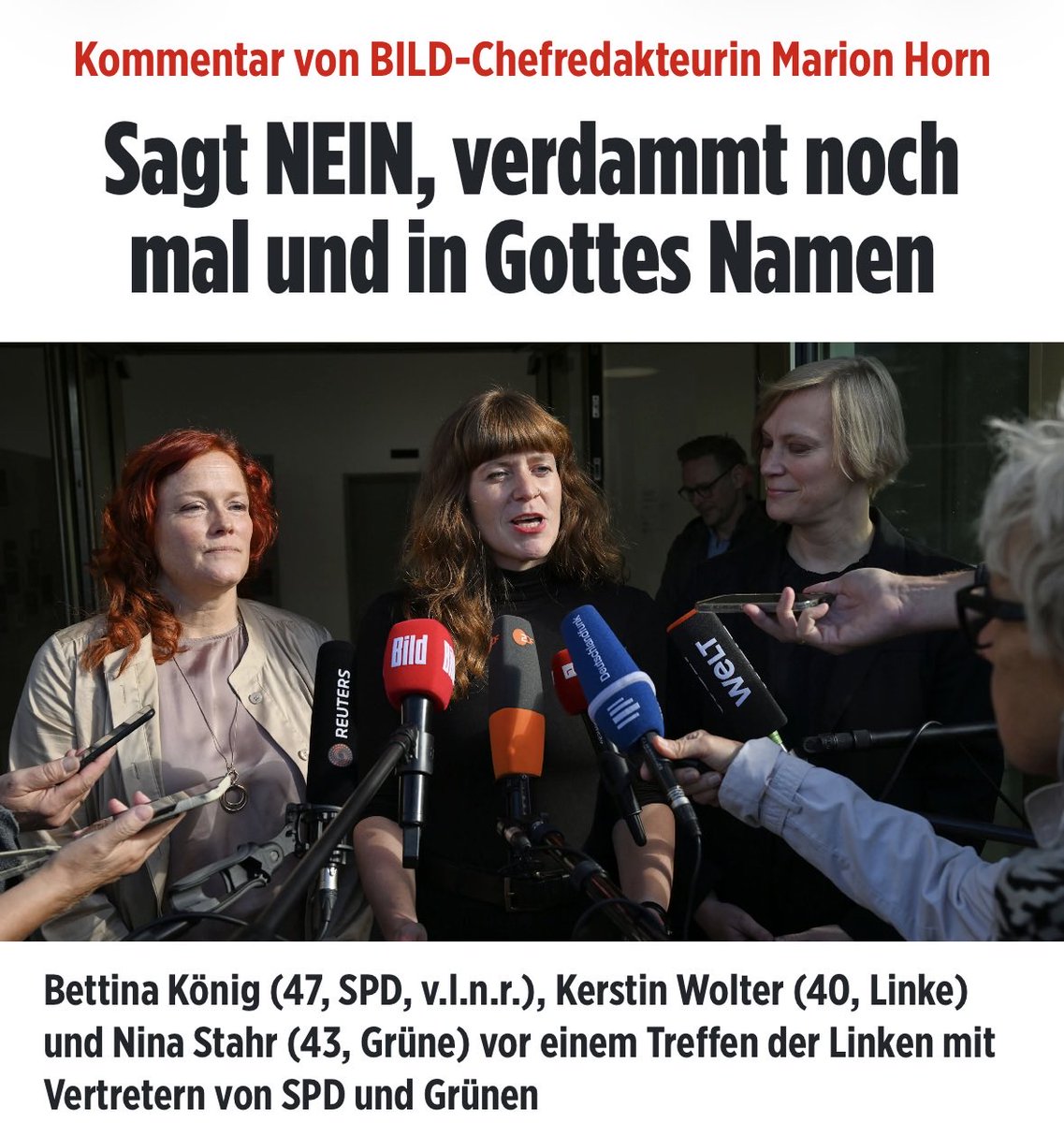 queru_lant's tweet photo. Sie werden Ja sagen, wetten? Ich meine, schaut sie euch doch an.

Linke Frauen sind das Problem. https://t.co/uqVnpGVlRS