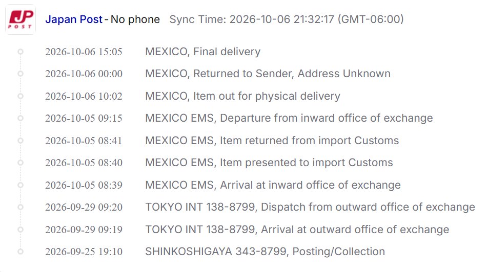 RyuN3k0's tweet photo. @ryodondito Si pides importado, tipo Corea o Japón usas correos si o si , la paqueteria privada abusa sexualmente con sus tarifas de aduanas

Es barato y rápido, muy rápido

Tardó la misma cantidad de días en Japón que en México, me sorprendió bastante https://t.co/UwkwwDH5Rg