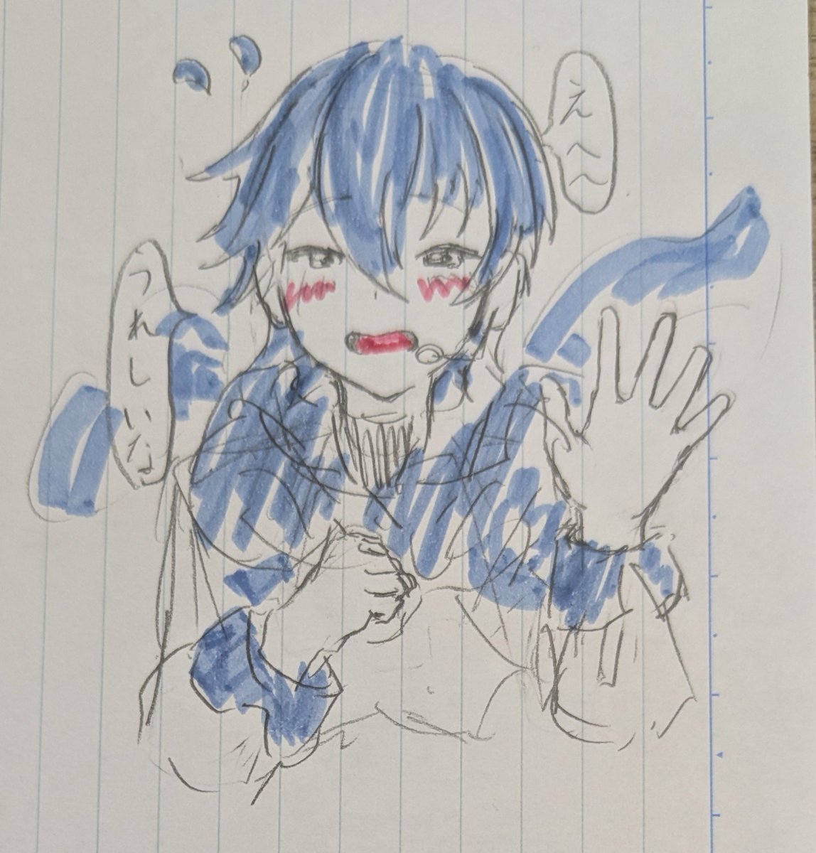 Oto1820's tweet photo. 私の脳内カイトはこうなってるrkgk
#KAITO 
#VOCALOID https://t.co/VgazBZfmxB