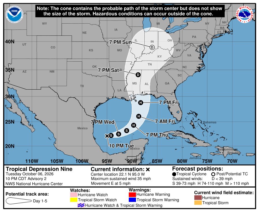 Emokwx's tweet photo. Tornadoes may end up being the main story of Isaias, focused in the front right quadrant of the cyclone. FL Panhandle, Alabama and TN need to be on watch big time https://t.co/0rfmnC9xrx