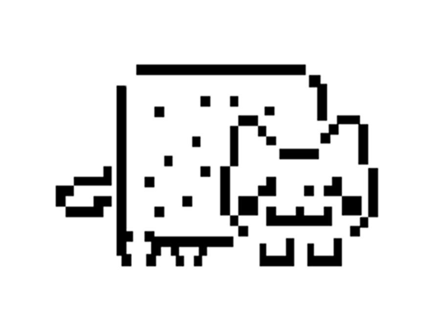 NyanCat's tweet photo. Nyan Cat pumpkin stencil✨ https://t.co/JzB0MbN6nU