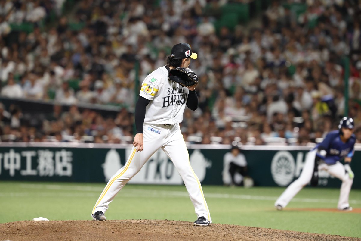 takafullc2's tweet photo. 【成績プレイバック】

上茶谷大河投手

登板数：36
勝利：8
敗北：3
防御率3.26
セーブ：1
ホールド：10
勝率：727
イニング：91
奪三振：80

中継ぎとして開幕1軍入りし、7月からはローテーションに定着！

キャリアハイの8勝を挙げました！

#sbhawks #鷹フル https://t.co/DjhG0TMTYV