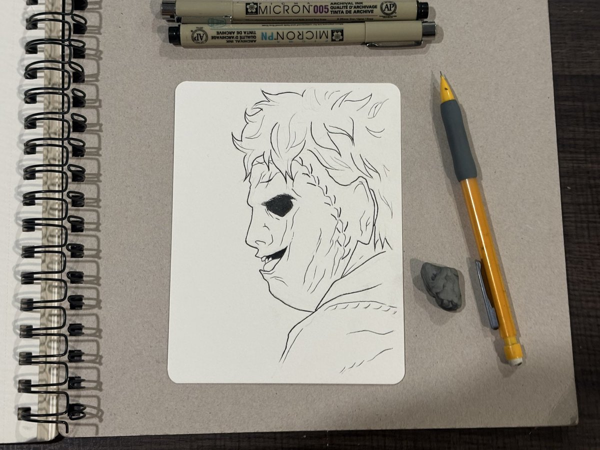 ScottLost's tweet photo. #Leatherface watercolor on 4.5x6” WC paper. $30+shipping. First come first serve.
#Watercolor #horror #ScottLost https://t.co/mxAnPjKtPo