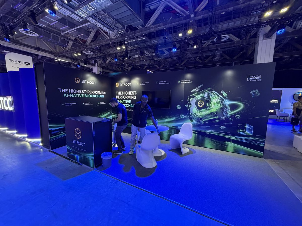 Bitroot_'s tweet photo. 🇸🇬 TOKEN2049 Singapore is officially underway!

📍 Find us at Booth -- PB1-21

Come say hello, explore Bitroot,🤝See you there. 🚀#Bitroot #Token2049 https://t.co/g0lZzU8hBW