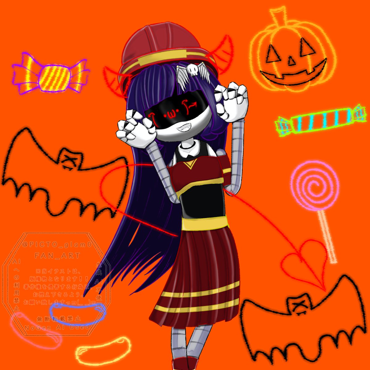 PICTO_glam0's tweet photo. #Muderdrones #Doll #fanarts #Halloween
"Doll-chan, who really enjoys Halloween,,๐"
In the image. I wrote it~โบ๏ธโจ๏ธโจ๏ธ
If there is a time like this. The feeling that it's cute. There is a little bit,,(๊ชห๊ณห๊ช)โก https://t.co/EB0l6voUuQ