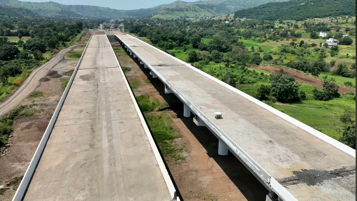 Sahilinfra2's tweet photo. Pune ring road 
A mega iconic project in the making, a much needed for Pune city.
Western side is the toughest section as it passes through western ghats so it has vaiducts,tunnels in abundance &amp; thankfully its progressing much faster than eastern side
📷Sumit kadam https://t.co/dTRMml4GgS