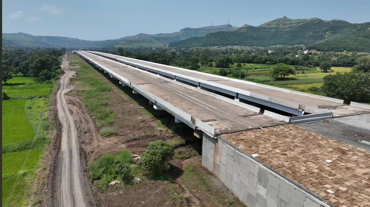 Sahilinfra2's tweet photo. Pune ring road 
A mega iconic project in the making, a much needed for Pune city.
Western side is the toughest section as it passes through western ghats so it has vaiducts,tunnels in abundance &amp; thankfully its progressing much faster than eastern side
📷Sumit kadam https://t.co/dTRMml4GgS