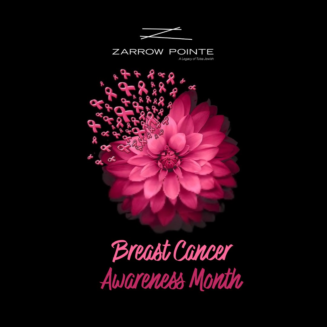 ZarrowPointe's tweet photo. Breast Cancer Awareness Month, a time to remind the women in our lives, &amp; ourselves, of the importance of regular screenings &amp; paying attention to changes in our bodies.

It is for the survivors, remember those we have lost, &amp; support those who are facing breast cancer today. https://t.co/jZVb9Q4KmT