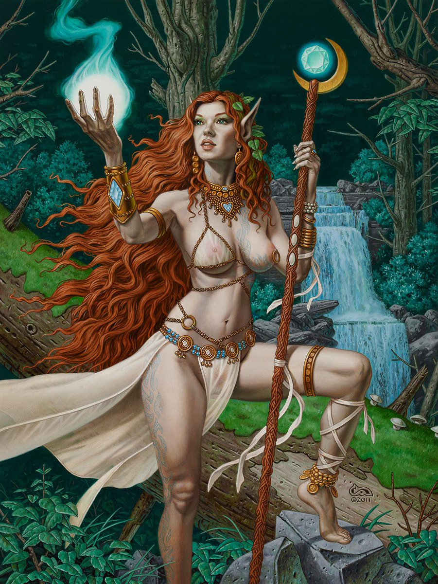 YoDanno's tweet photo. Late Night Clyde Caldwell 🌙

Somewhere, a Dungeon Master is trying desperately to get everyone to pay attention to the actual magical artifact. 😜

🖼️ Clyde Caldwell, Zeldriia’s Magic https://t.co/VU0Tdy3dvE