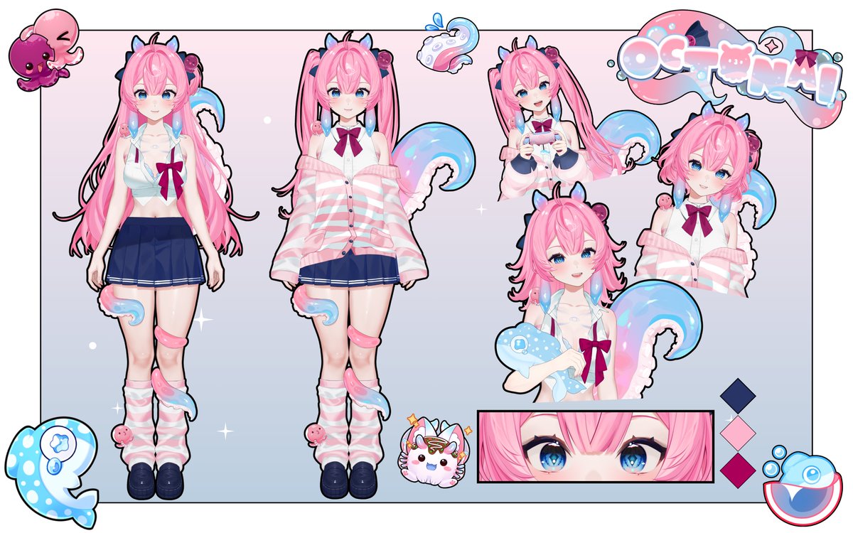 OctoNai's tweet photo. Your silly space octopus vtuber, straight from the Galaxsea! 🐙⭐️

Dive in here!🐟:
✦ https://t.co/45BPHgcpvj
✦ https://t.co/khPZlDfzdY 

art tag: #NaiNotes https://t.co/XKRyjT7FCG