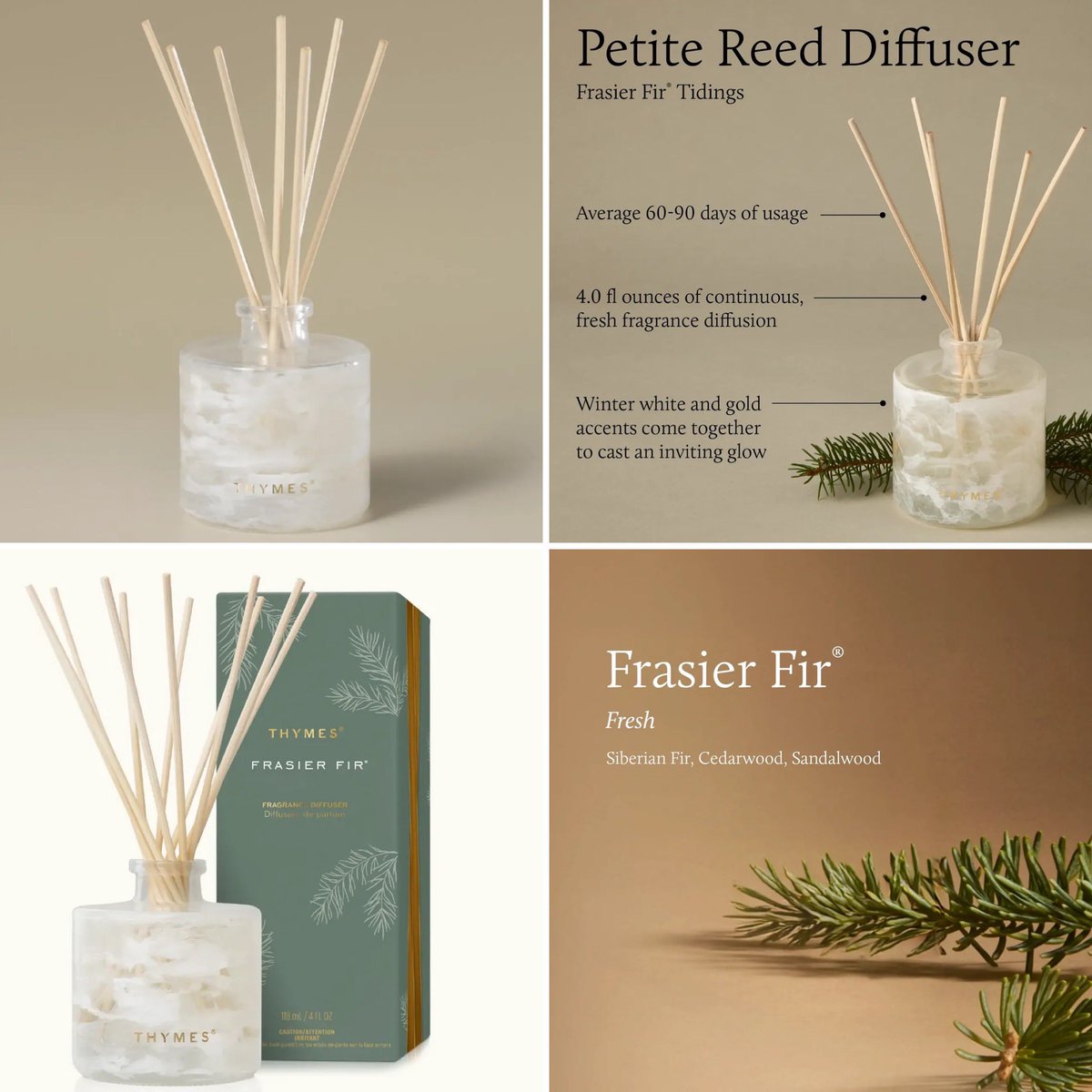 SmithCoGifts's tweet photo. New from Thymes โจ Enjoy warmth & wonder with the Frasier Fir Tidings Petite Reed Diffusers! Just Arrived! #GiftGivingSimplified #Gifts #GiftShop #ShopLocal #CaldwellNJ ๐บ๐ธ #SmithCoGifts ๐ https://t.co/0kyKrVmjJG