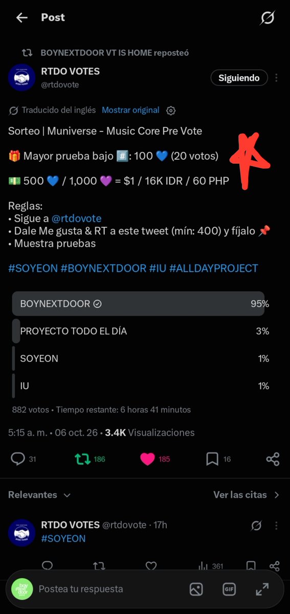 bonedoperu's tweet photo. @rtdovote #BOYNEXTDOOR https://t.co/fdPKk9IOkE