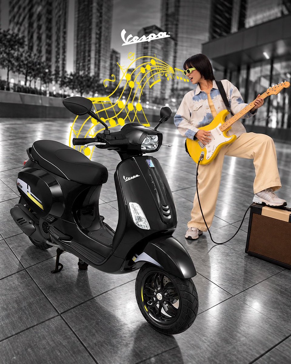 Vespa_IND's tweet photo. Play to the rhythm of your passion.

The new Vespa S 150 i-get is here to turn up the volume and moves you! 

Discover more on our website!

#Vespa #VespaS #VespaIndonesia #VespaGenV https://t.co/3fsz7MGWoY