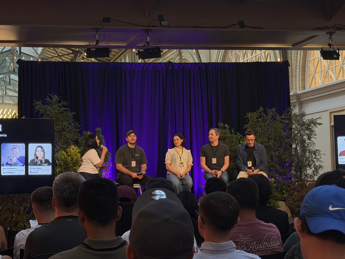 colepseifert's tweet photo. I thought agent security was a login problem. Scope the API key, ship it.

Den Delimarsky (MCP maintainer, @AnthropicAI) at @auth0's Camp AI: the hard part is runtime. Does what the agent does still match what the user meant?

Permissions get decided mid-task now. #SFTechWeek https://t.co/bZFmBNkFOn