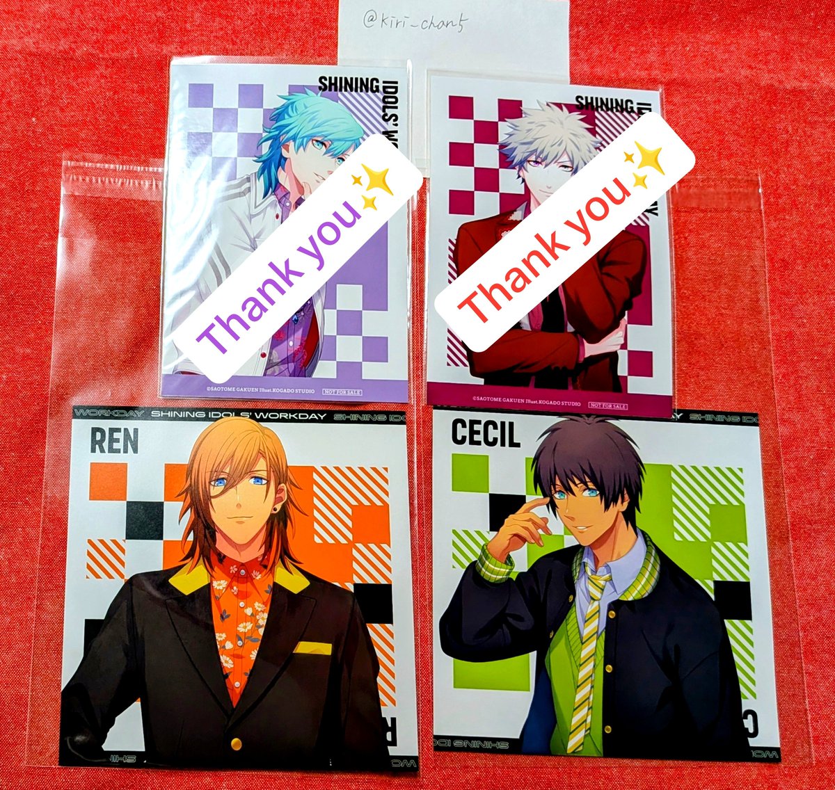 kiri_chan5's tweet photo. 【交換】うたプリ ドラマCD SHINING IDOLS' WORKDAY 特典

・アナザージャケット
譲）レン セシル
求）音也 トキヤ 

※郵送にて交換希望です https://t.co/LMlsBcOsbR