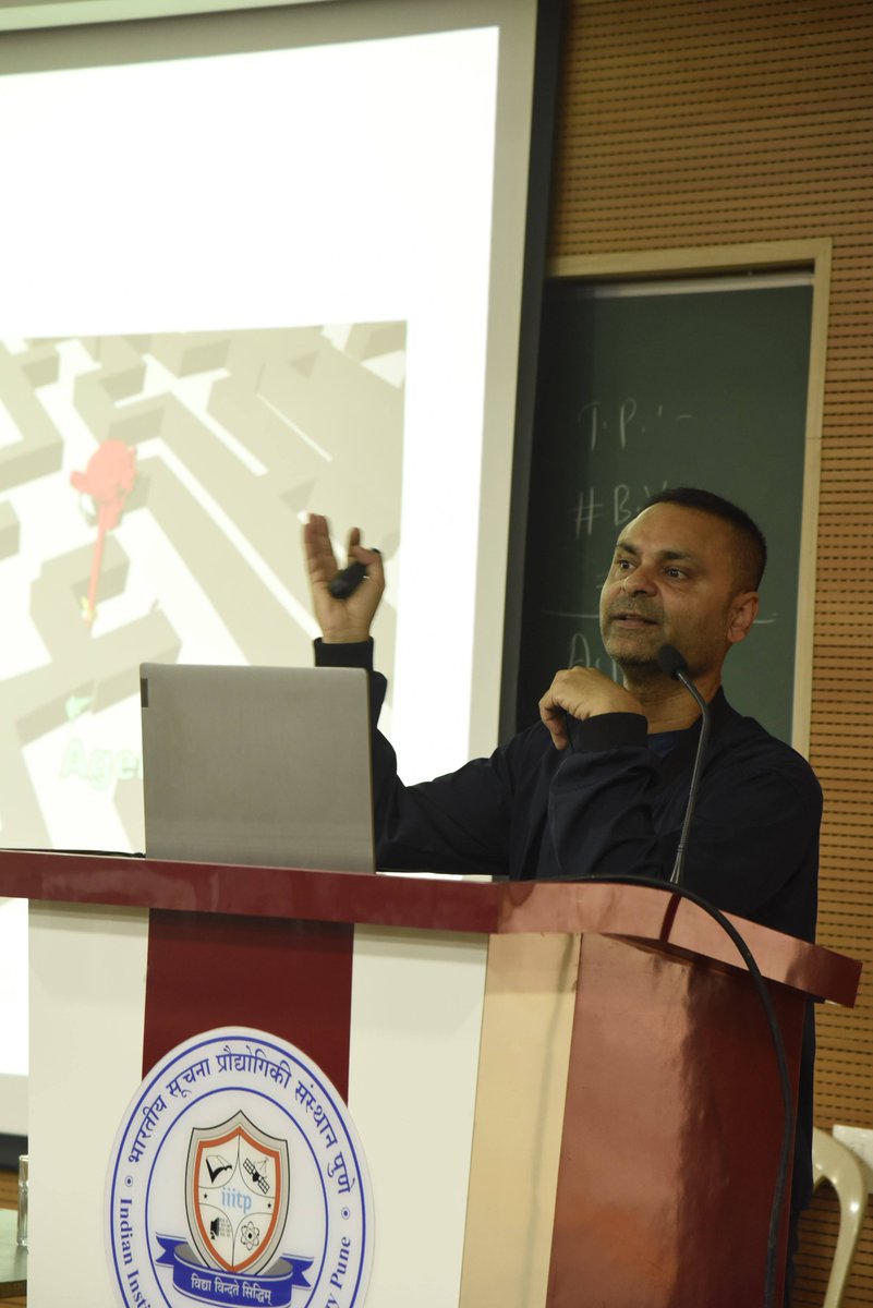 IIIT_Pune's tweet photo. @IIIT_Pune hosted Dr. Prashant Goswami, Blekinge Institute of Technology (#BTH), Sweden for a talk on:
"Human-Centered Computing: From Intelligent Games to Immersive Digital Environments"

AI + XR + Games + Computer Graphics - where humans meet technology!

#SDG4 #SDG9 #SDG17 https://t.co/3dFIROhLAK
