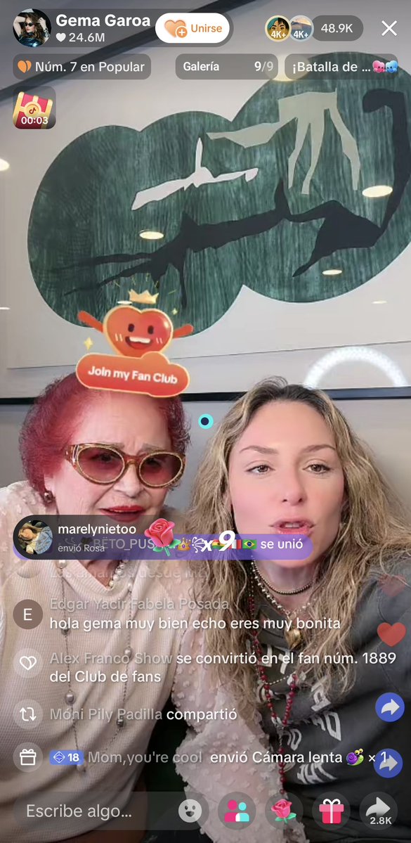 FabianLavalle's tweet photo. GEMAdre en su primer live de su vida en TikTok logró más de 250mil vistas y  50mil expectadoros al mismo tiempo

La Welly ya quiere que hagan en vivos diarios para recibir regalos 😂 

#LaCasaDeLosFamososMéxico 
#LaCasaDeLosFamososMx https://t.co/sKRnlGRMHY