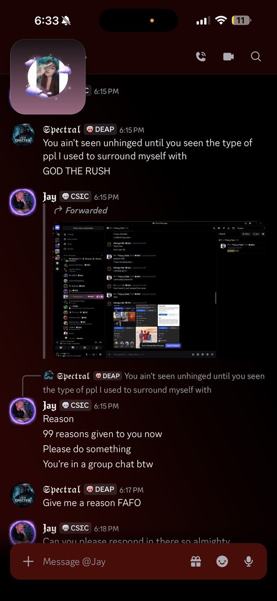 SmurfPosedion's tweet photo. Since you wanna report me &amp; keep me from talking on discord @j2_sec I gotchu &amp; I gotchu treating to come to my house if you got issues with me fucking bitch come to me wait I forgot I blocked you btw if you come anywhere near my house I will call the cops your not allowed here1/2 https://t.co/8U6QFKSV2B
