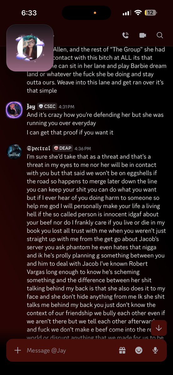 SmurfPosedion's tweet photo. Since you wanna report me &amp; keep me from talking on discord @j2_sec I gotchu &amp; I gotchu treating to come to my house if you got issues with me fucking bitch come to me wait I forgot I blocked you btw if you come anywhere near my house I will call the cops your not allowed here1/2 https://t.co/8U6QFKSV2B
