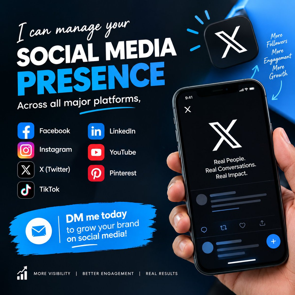 rm61622's tweet photo. Looking for professional social media management?

📱 Facebook
📸 Instagram
🐦 X (Twitter)
🎵 TikTok
💼 LinkedIn
▶️ YouTube
📌 Pinterest

📩 DM me today to grow your brand on social media!
#SocialMediaManager #SocialMediaManagement #DigitalMarketing #ContentCreation #Socialmedia https://t.co/R9EMxyv0hs