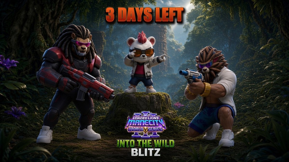 LoadedLions_CDC's tweet photo. Three days left in Into the Wild Blitz.

Study the gaps. Rally the crew. Use everything the leaderboard taught you.

This is the final push. 🦁🔥 https://t.co/T2HenhVv8e