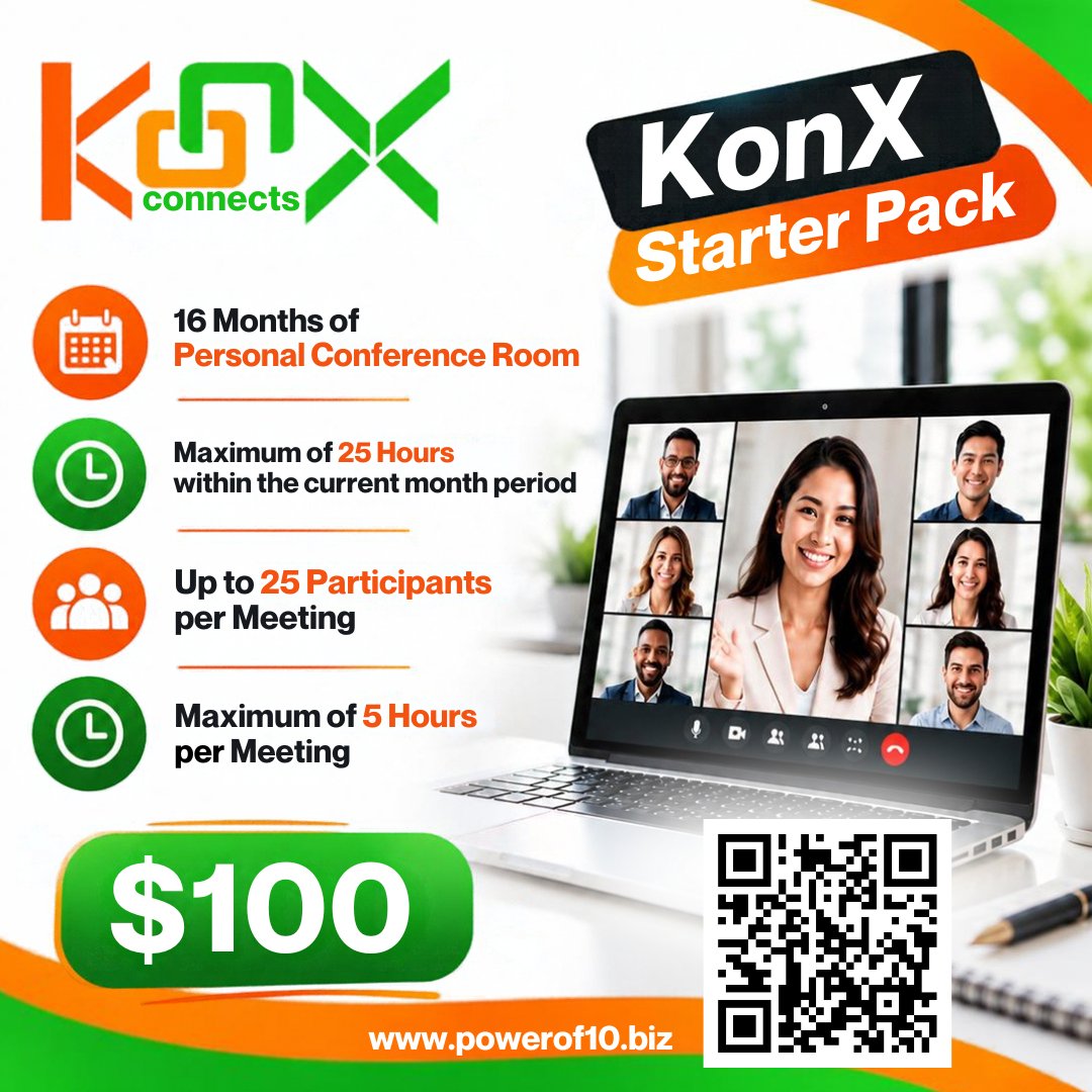 KonXApp's tweet photo. KonX is a browser-based Video-Conferencing App.
No downloads. No complicated setup. Just share and connect!
https://t.co/AXPffZTGqX
#KonX #KonXConnects #VideoConferencing #OnlineMeetings #VirtualMeetings #BusinessNetworking #DigitalNetworking #ConnectAndGrow #NoDownloads https://t.co/jyfiehpX7G