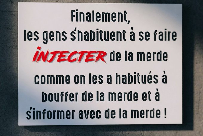 26enColere's tweet photo. TOUT est DIT... https://t.co/v82gH5GNBn