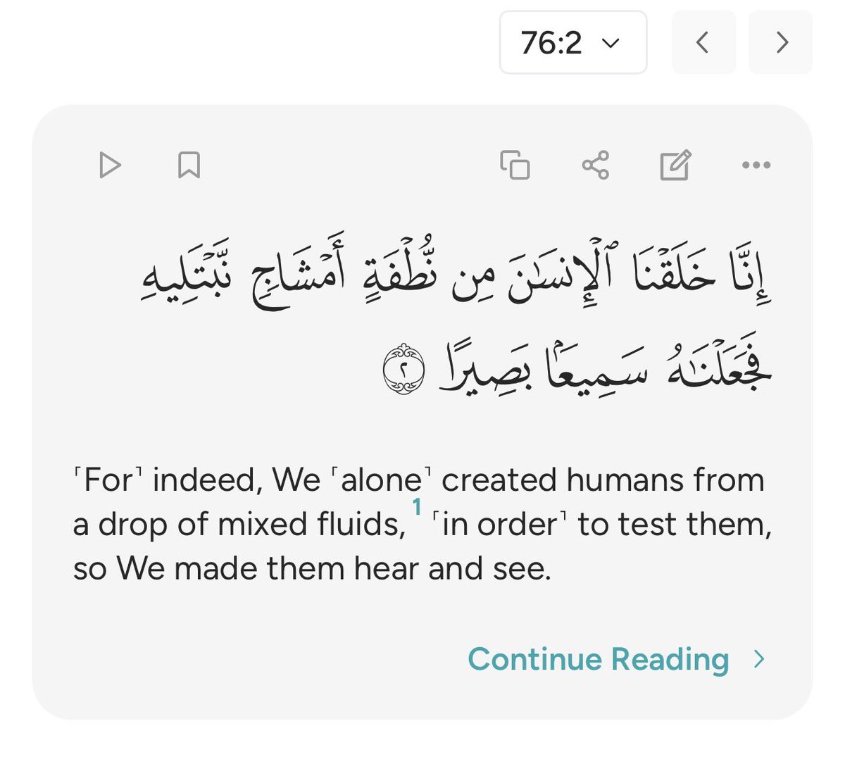 letsedgeplay's tweet photo. @HmasResists @SNEAKOTIC @sneako @muslimorthodoxy The truth? Oh, you mean this garbled mess of a book?

"We created man from mixed semen droplets..."

You really think this was authored by a god? https://t.co/d5ELMP64ob