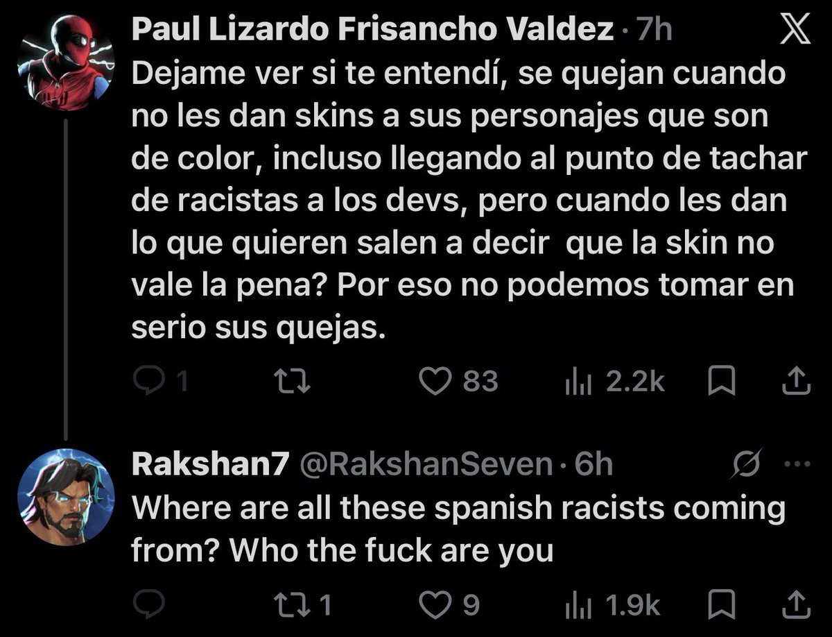 gaelsiki's tweet photo. @GeeXpedia Por alguna razón está llamando a otros racistas https://t.co/kJuhuCAz54