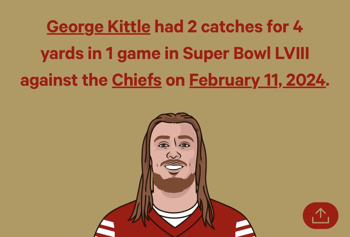 KctBurner's tweet photo. Washed Kelce vs Prime Kittle https://t.co/bvItPTPCCP