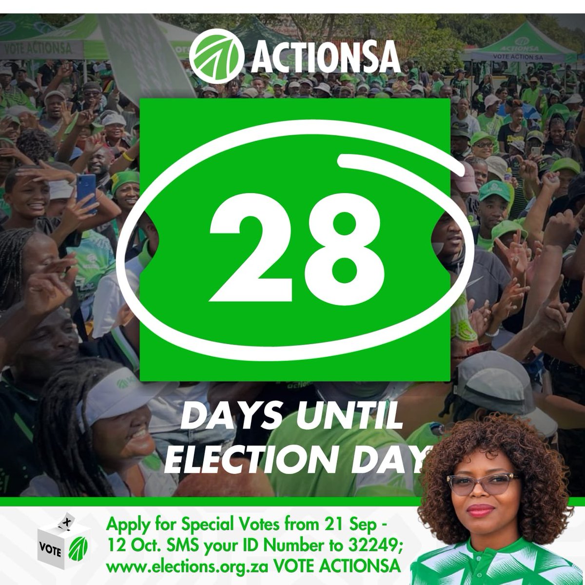 SedibengActions's tweet photo. #voteactionsa 💚🤍 https://t.co/cGOoQKFiak