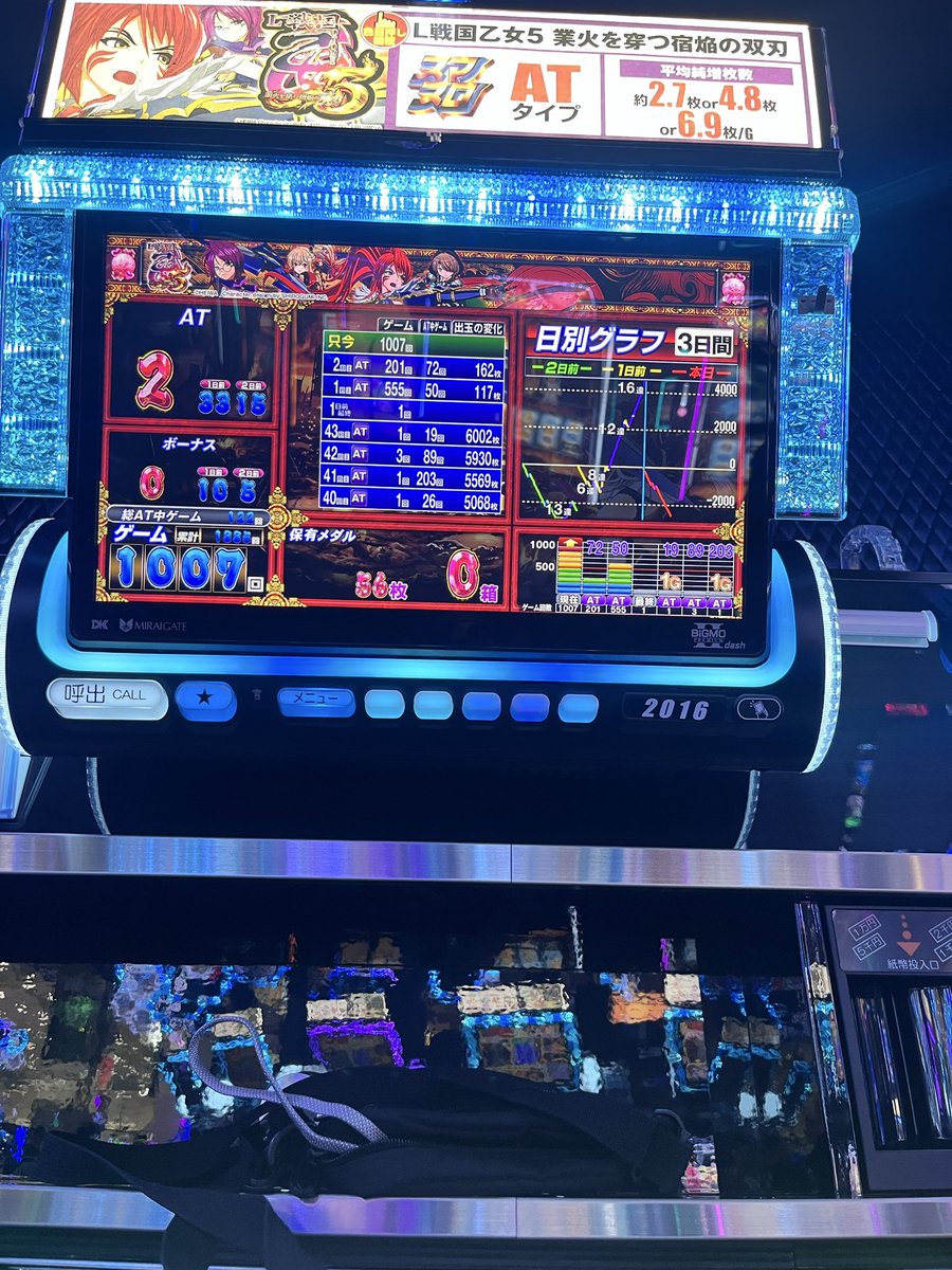kurami1357's tweet photo. 低設定レア役引いてもなんもこやんし
周期重すぎ
この台低設定無理やろ https://t.co/u20Dj8F6QC