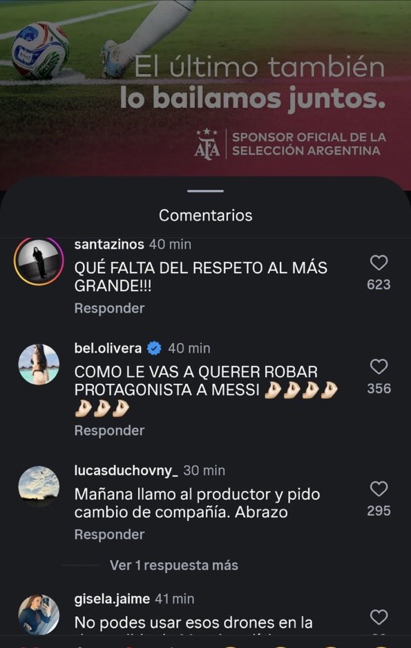 porqueTTarg's tweet photo. "Sancor Seguros"

Porque todos los usuarios estallaron contra la marca por quitarle protagonismo a Messi. https://t.co/5tyQINy3kw