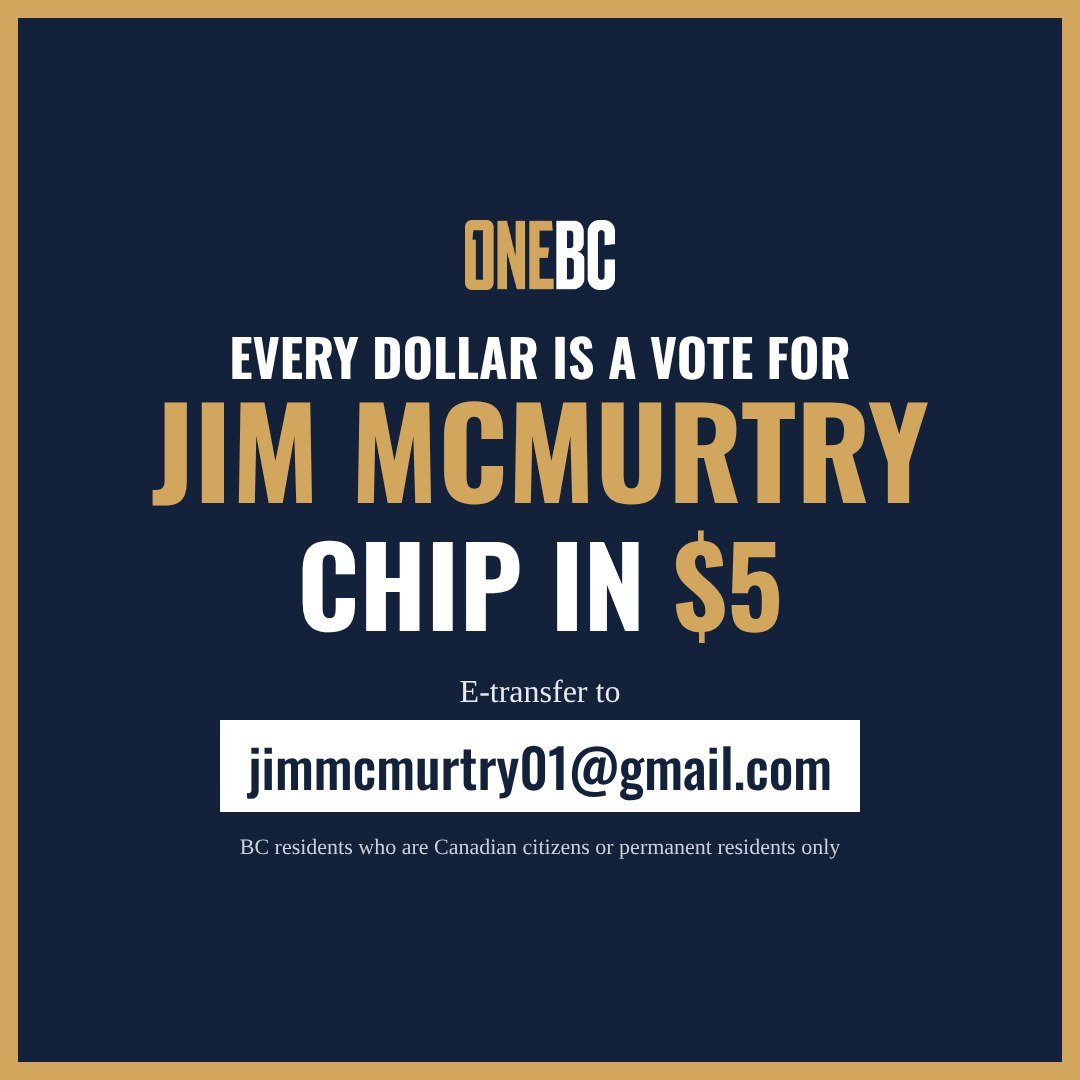 JimMcMurtry01's tweet photo. Thank you for all the support, Delta! 🙏
Every $5 tells me how many people are in this with me.
E-transfer: jimmcmurtry01@gmail.com
(BC residents who are Canadian citizens or permanent residents only) https://t.co/y5hzluaCS5