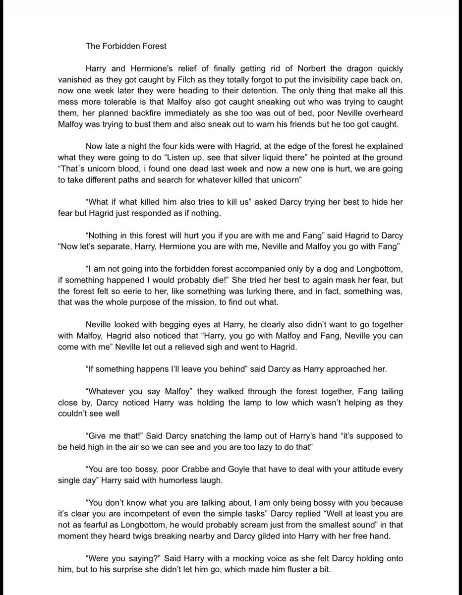 BerSlyth26's tweet photo. Well actually I got inspired and actually managed to finish Book 1 today, so I ll post chapters 3 and four right now, hope you enjoy the third chapter “The Forbidden Forest” #Malfoid https://t.co/6K3HBaaYAc