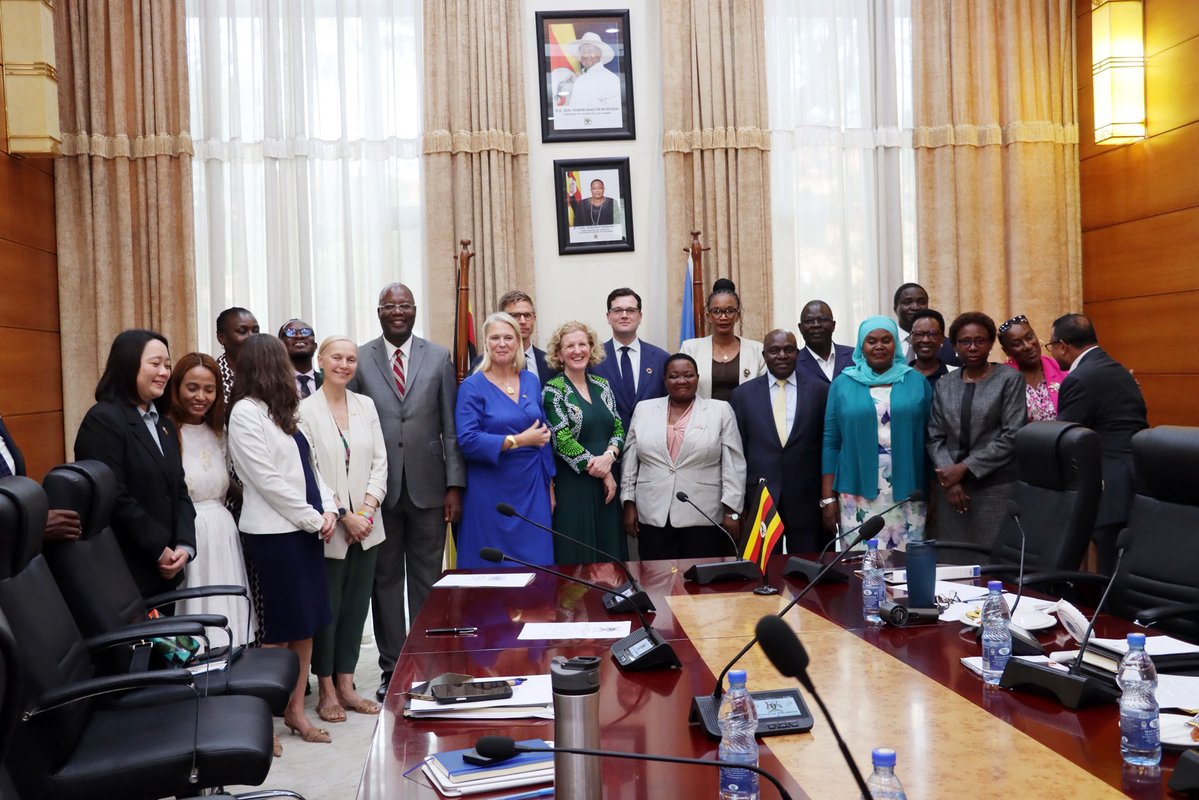 pamdebams's tweet photo. The Uganda we want will be built through shared purpose, mutual trust and action.
Yesterday, we met with the Local Development Partners Group leads and the Rt. Hon. Prime Minister to strengthen our partnership for Uganda’s transformation. We committed to concluding the Financing Compact and partnership guidelines, providing a clearer foundation for coordinated support, mutual accountability and lasting results.

We deeply appreciate our partners’ continued support. Let us keep moving forward together—with candour, patience and determination—until our shared aspirations translate into a truly productive and prosperous partnership that delivers for the people of Uganda and the wider region.
“The strongest partnerships turn shared hope into shared responsibility—and shared responsibility into lasting progress.”