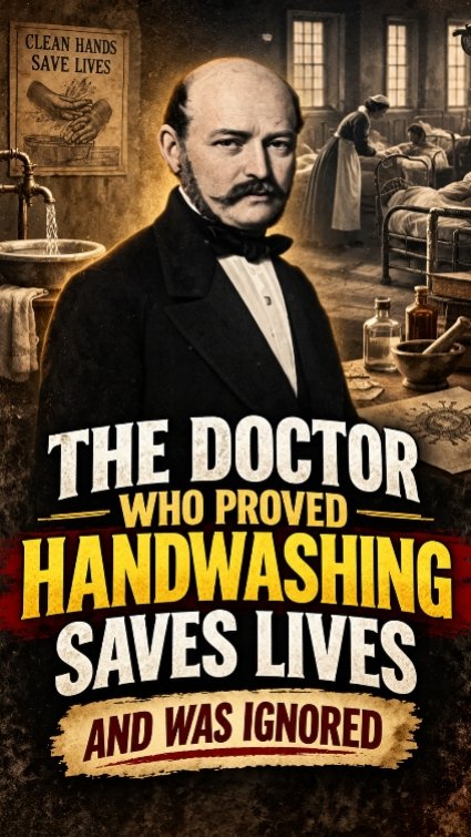 TechUltra12's tweet photo. The Doctor Who Proved Handwashing Saves Lives — and Was Ignored
https://t.co/NYuahQwyEY
#HistoryRevealed #Semmelweis #HandwashingHistory #MedicalHistory #ForgottenHistory #HiddenStories #HistoryReels #UntoldPast #RealHistory #ShockHistory #ReelHistory https://t.co/xoc5Wr0Q9D