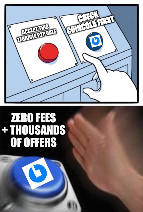 tobiloba_kk's tweet photo. Checking @coincola_HQ first >>>
#Coincolabestmeme https://t.co/YWe8dd06PX