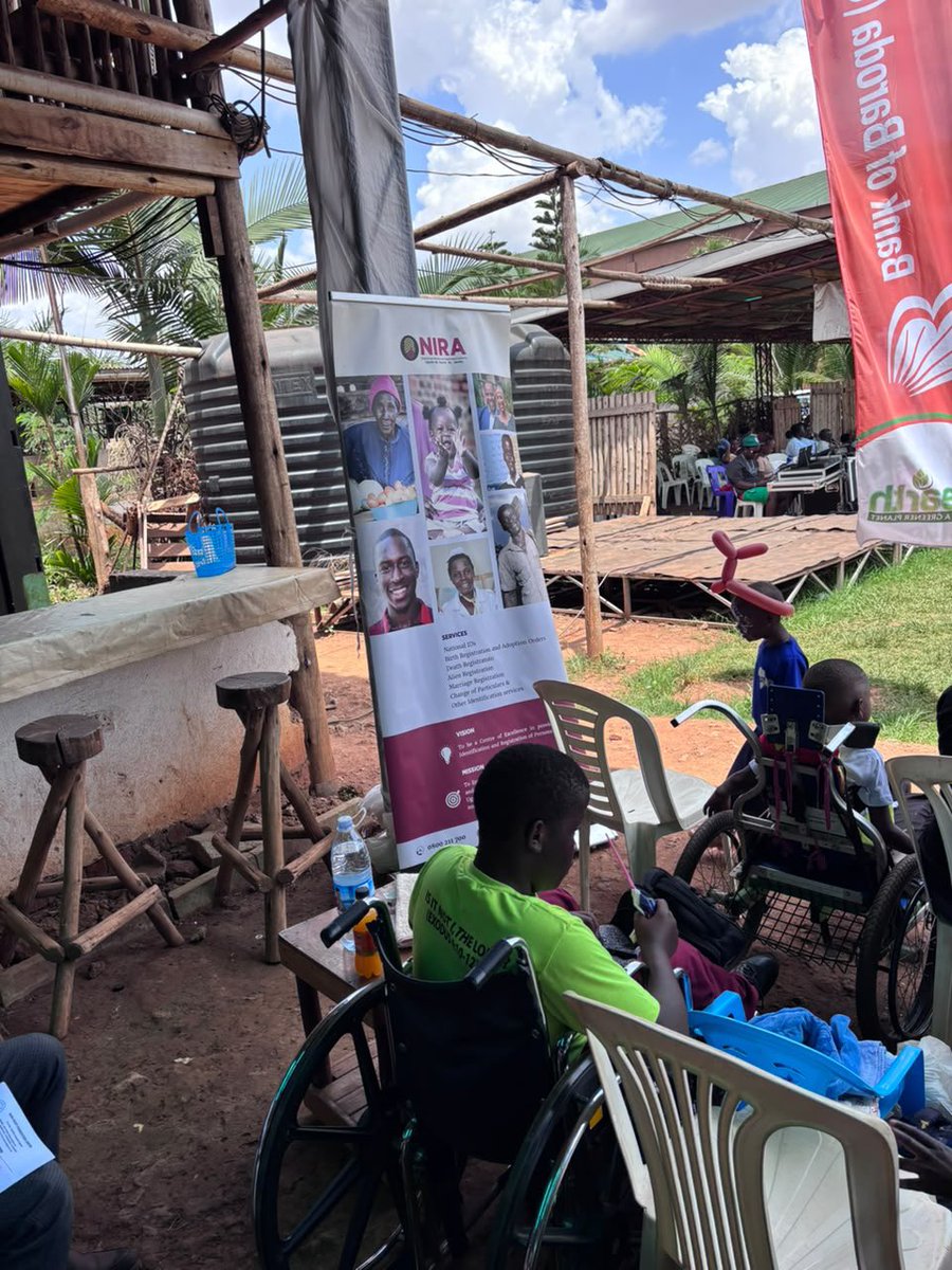 Oquals's tweet photo. @NIRA_Ug’s efforts to extend services to all are silent but reaffirming of the intention to leave no one behind.

As the world commemorated World Cerebral Palsy Day, they quickly recognized NIN registration as a gift for families with such members.

This is how you observe Customer Service Week meaningfully.