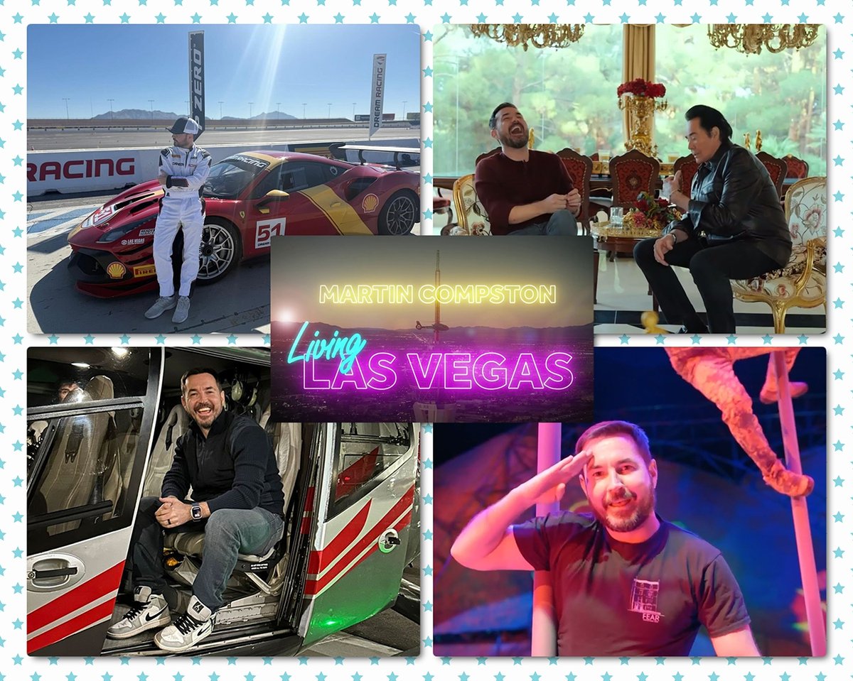 Team_Compston's tweet photo. PIC OF THE DAY
Tonight is the final episode of Martin's show, 'Living Las Vegas'. Tune in for more hijinks and insights into what makes Vegas tick 🤩

📍Channel 4
📅TONIGHT
🕚10:00pm

 ~ Martin Compston : Living Las Vegas
📸 : Tern TV / Channel 4

#MartinCompston @martin_compston https://t.co/kLUFIr8GTC